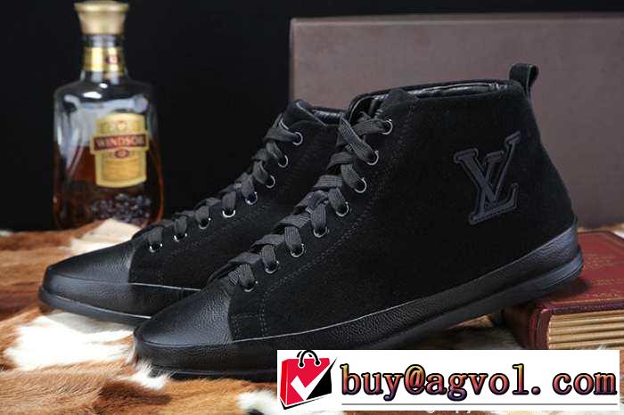 愛用　2015  LOUIS VUITTON ルイ ヴィトン ファッションなハイカットスニーカー 2色可選