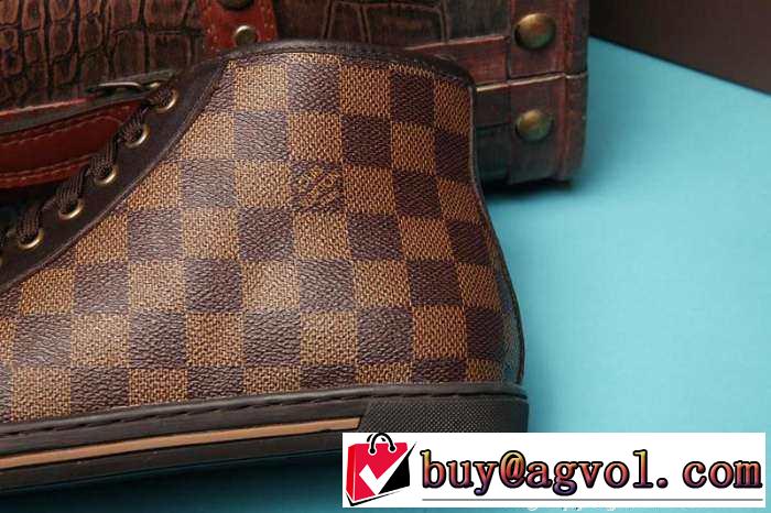 完売品2015  LOUIS VUITTON ルイ ヴィトン 安心感がある ハイカットスニーカー 2色可選