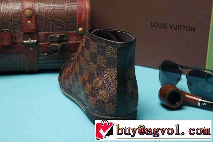 完売品2015  LOUIS VUITTON ルイ ヴィトン 安心感がある ハイカットスニーカー 2色可選