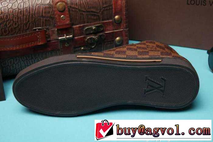 完売品2015  LOUIS VUITTON ルイ ヴィトン 安心感がある ハイカットスニーカー 2色可選