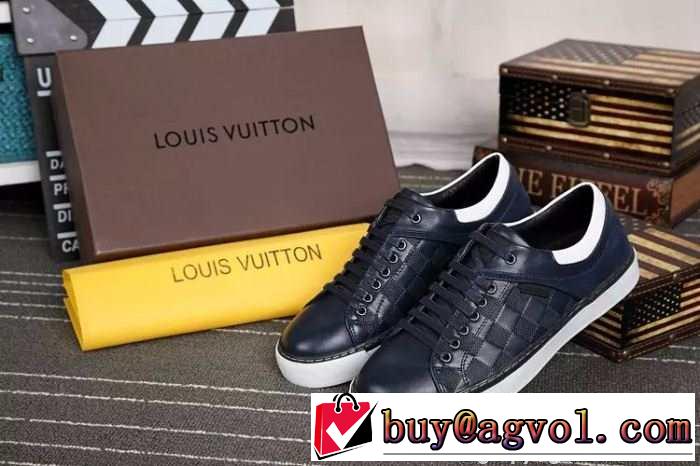 魅せた注目のブランド　2015秋冬 LOUIS VUITTON ルイ ヴィトン シンプルなフラットシューズ 2色可選