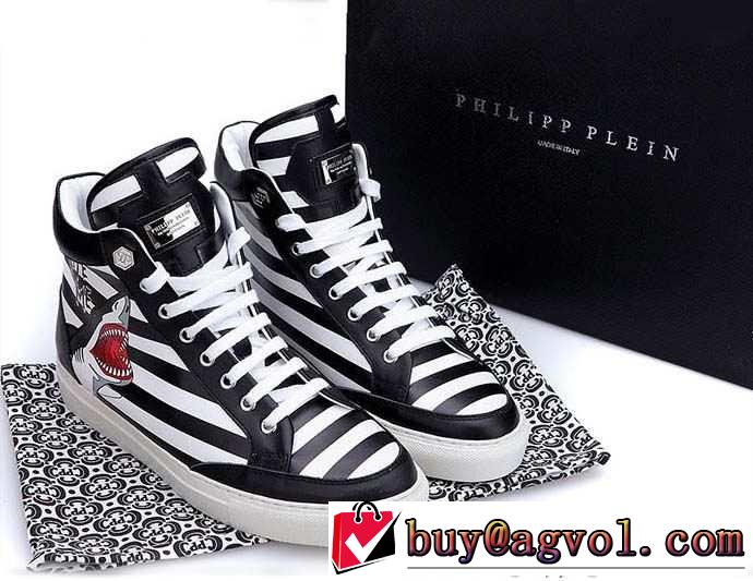 ソフトな心地良さ 2015秋冬 PHILIPP PLEIN フィリッププレイン カジュアルなハイトップシューズ