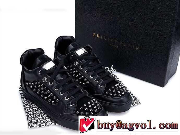 通気性も抜群　 2015秋冬 PHILIPP PLEIN フィリッププレイン シンプルなデザイン　フラットシューズ