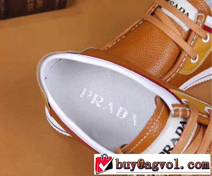 最新フッション 2015 PRADA プラダ カジュアルシューズ 3色可選