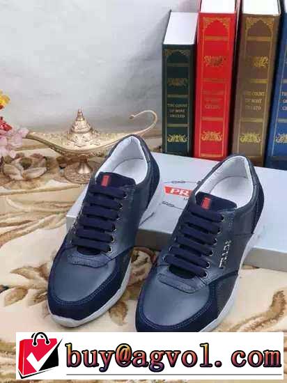 スニーカーを代表する名作 2015 PRADA プラダ スニーカー 抗菌?防臭加工 3色可選