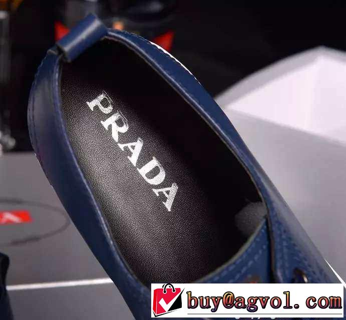 カジュアルな個性派 2015 PRADA プラダ フラットシューズ 抗菌?防臭加工 