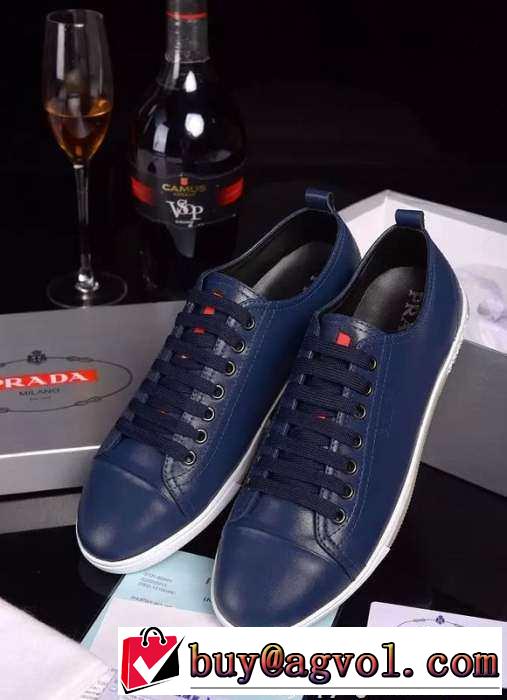 カジュアルな個性派 2015 PRADA プラダ フラットシューズ 抗菌?防臭加工 
