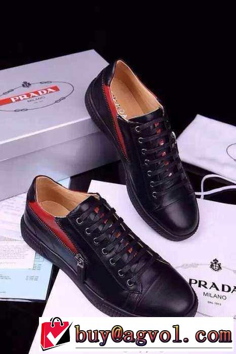 目玉のデザイン！ 2015 PRADA プラダ スニーカー 2色可選