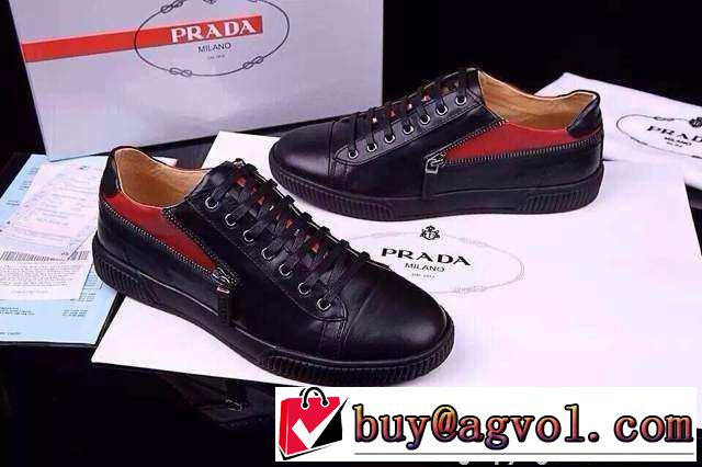 目玉のデザイン！ 2015 PRADA プラダ スニーカー 2色可選