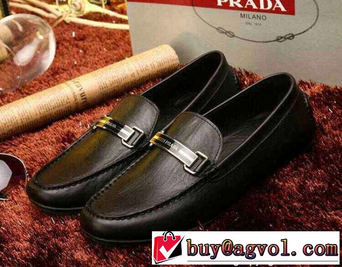 立派な個性派 2015 PRADA プラダ ビジネスシューズ カジュアルシューズ