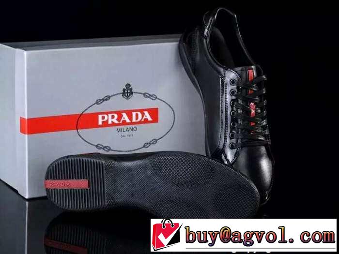 カジュアルアイテム2015 PRADA プラダ フラットシューズ スニーカー