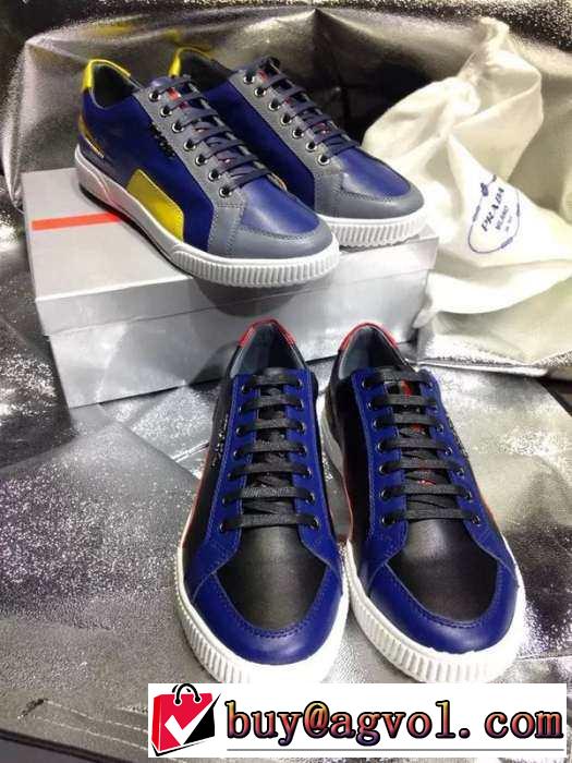 完璧な欧米韓流/雑誌  PRADA プラダ カジュアルシューズ 2色可選