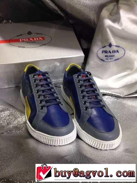 完璧な欧米韓流/雑誌  PRADA プラダ カジュアルシューズ 2色可選