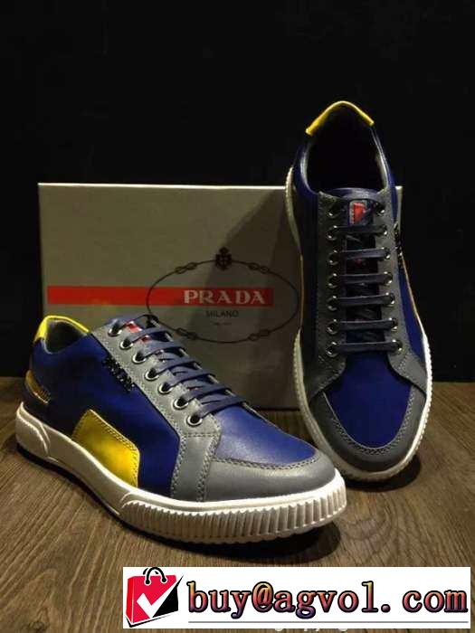 完璧な欧米韓流/雑誌  PRADA プラダ カジュアルシューズ 2色可選