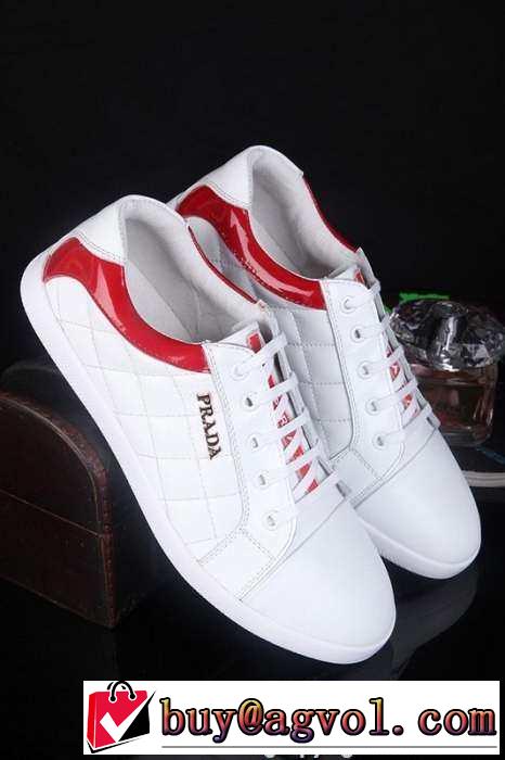 早い者勝ち PRADA プラダ 2015  モデル愛用　スニーカー 3色可選