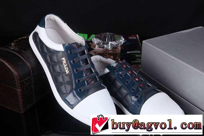 早い者勝ち PRADA プラダ 2015  モデル愛用　スニーカー 3色可選