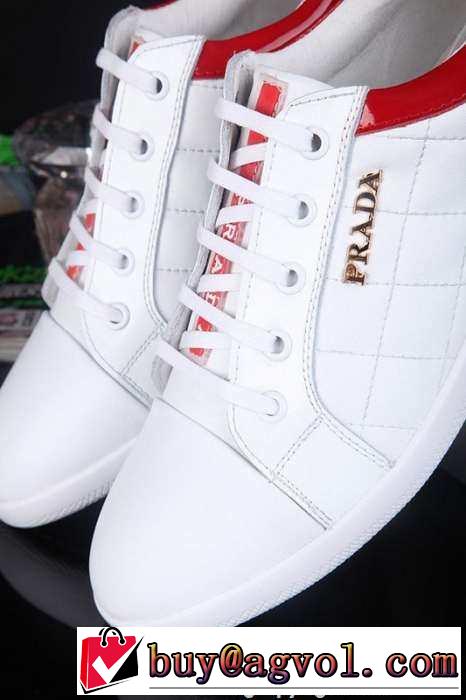 早い者勝ち PRADA プラダ 2015  モデル愛用　スニーカー 3色可選