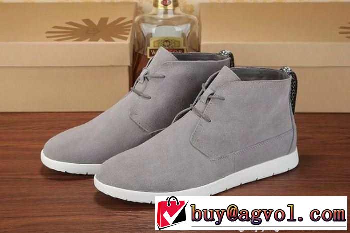 値下げる2015秋冬 UGG メンズ　レースアップ　柔軟性あるハイカットスニーカー 2色可選