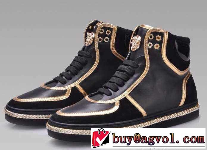 個性派！ 2015 VERSACE ヴェルサーチ SALE!今季 ハイカットスニーカー 優しい履き心地