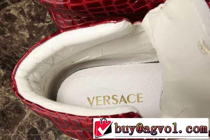 大好評! 2015 VERSACE ヴェルサーチ ハイカットスニーカー 抗菌?防臭加工 2色可選