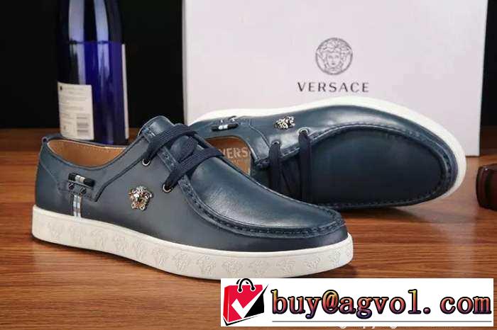 大好物　2015 VERSACE ヴェルサーチ  カジュアルシューズ SALE!今季