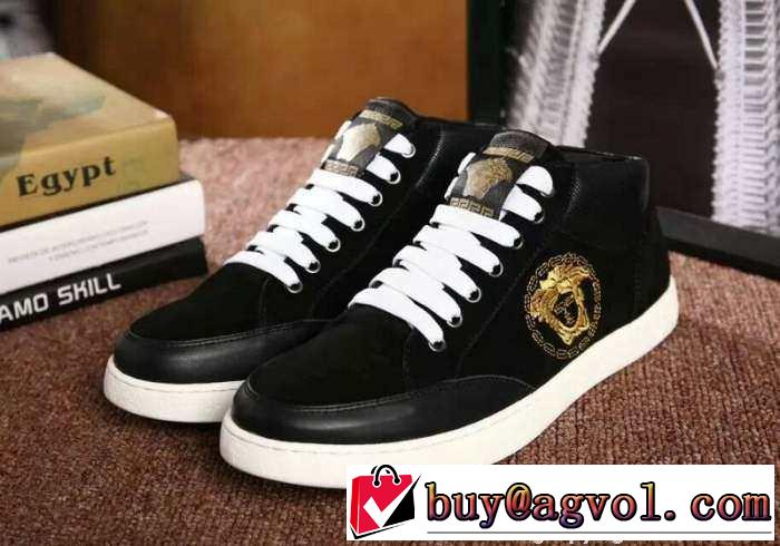 大特価　2015  VERSACE ヴェルサーチ ハイカットスニーカー 最旬アイテム