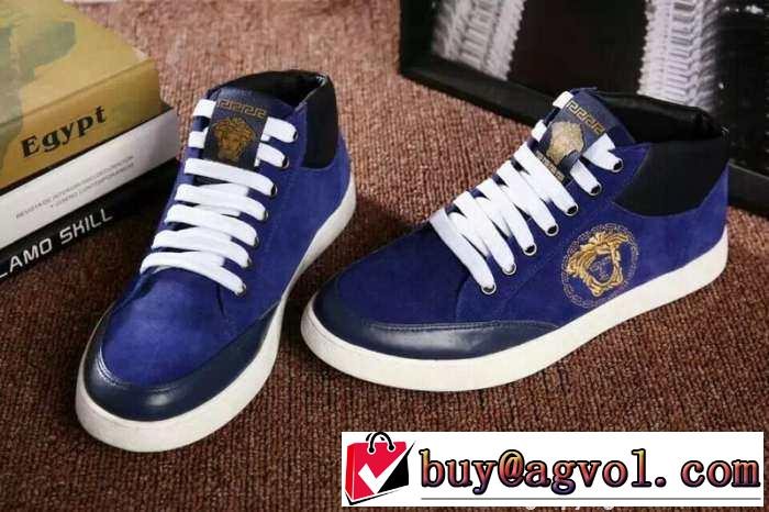 大特価　2015  VERSACE ヴェルサーチ ハイカットスニーカー 最旬アイテム