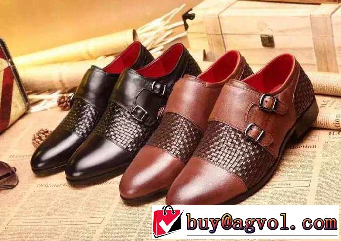 超目玉！2015 ボッテガ ブランド BOTTEGA VENETA ◆モデル愛用◆ ビジネスシューズ 革靴 2色可選