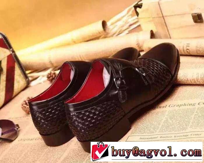 超目玉！2015 ボッテガ ブランド BOTTEGA VENETA ◆モデル愛用◆ ビジネスシューズ 革靴 2色可選