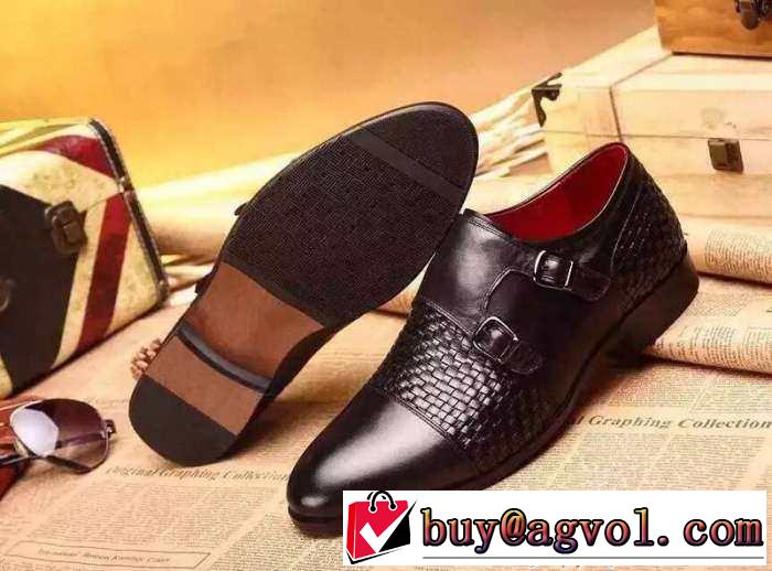 超目玉！2015 ボッテガ ブランド BOTTEGA VENETA ◆モデル愛用◆ ビジネスシューズ 革靴 2色可選