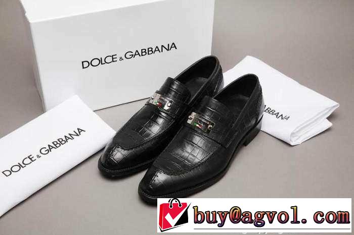 ランキング 2015 Dolce&Gabbana ドルチェ＆ガッバーナ ビジネスシューズ レザーシューズ靴 優しい履き心地