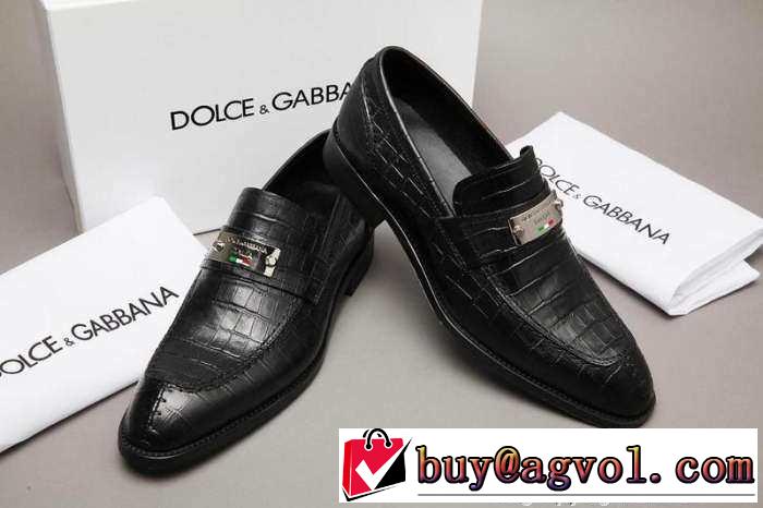 ランキング 2015 Dolce&Gabbana ドルチェ＆ガッバーナ ビジネスシューズ レザーシューズ靴 優しい履き心地