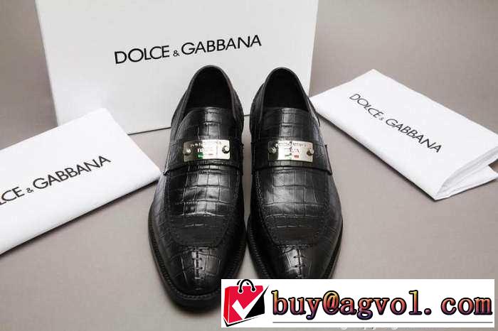 ランキング 2015 Dolce&Gabbana ドルチェ＆ガッバーナ ビジネスシューズ レザーシューズ靴 優しい履き心地