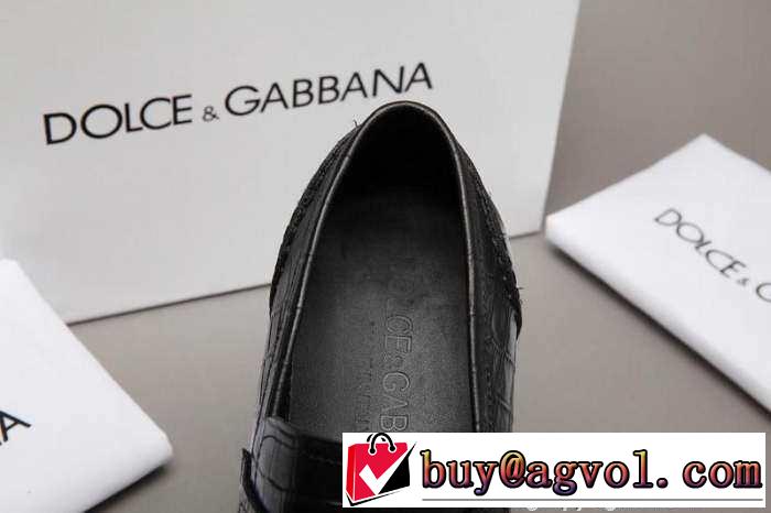 ランキング 2015 Dolce&Gabbana ドルチェ＆ガッバーナ ビジネスシューズ レザーシューズ靴 優しい履き心地