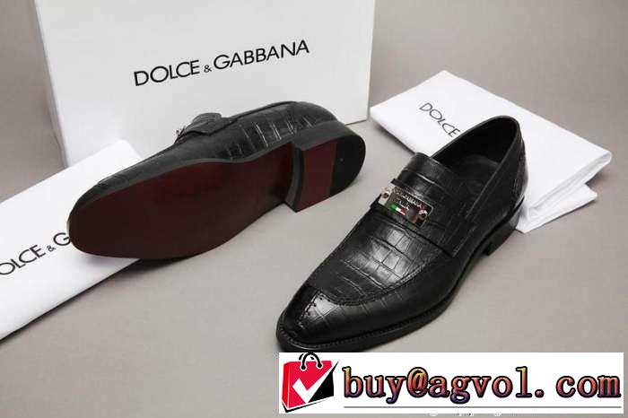 ランキング 2015 Dolce&Gabbana ドルチェ＆ガッバーナ ビジネスシューズ レザーシューズ靴 優しい履き心地