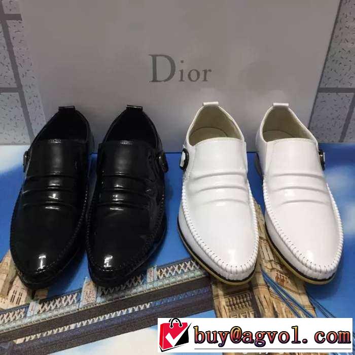 ぴかぴか輝くデザイン 2015 DIOR ディオール ビジネスシューズ 2色可選