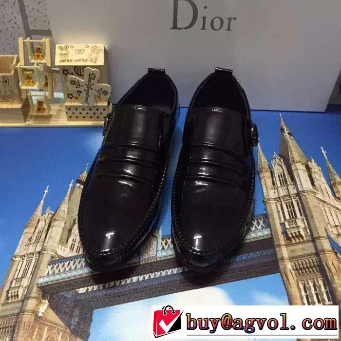 ぴかぴか輝くデザイン 2015 DIOR ディオール ビジネスシューズ 2色可選