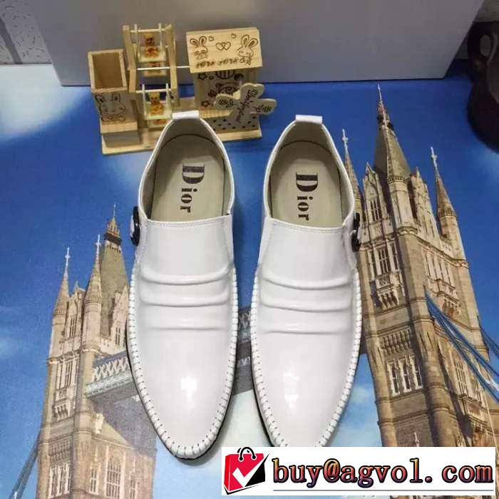 ぴかぴか輝くデザイン 2015 DIOR ディオール ビジネスシューズ 2色可選