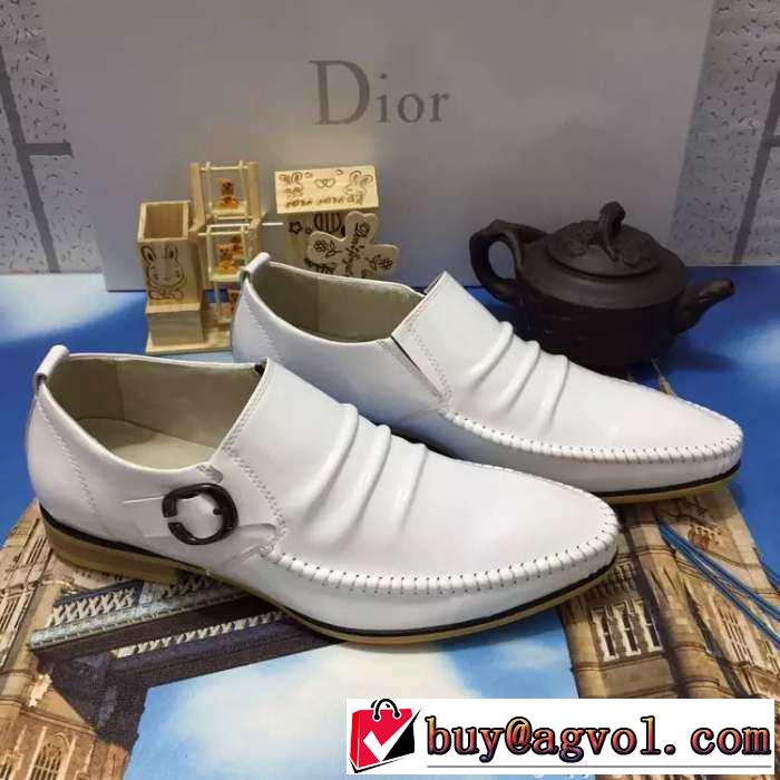 ぴかぴか輝くデザイン 2015 DIOR ディオール ビジネスシューズ 2色可選