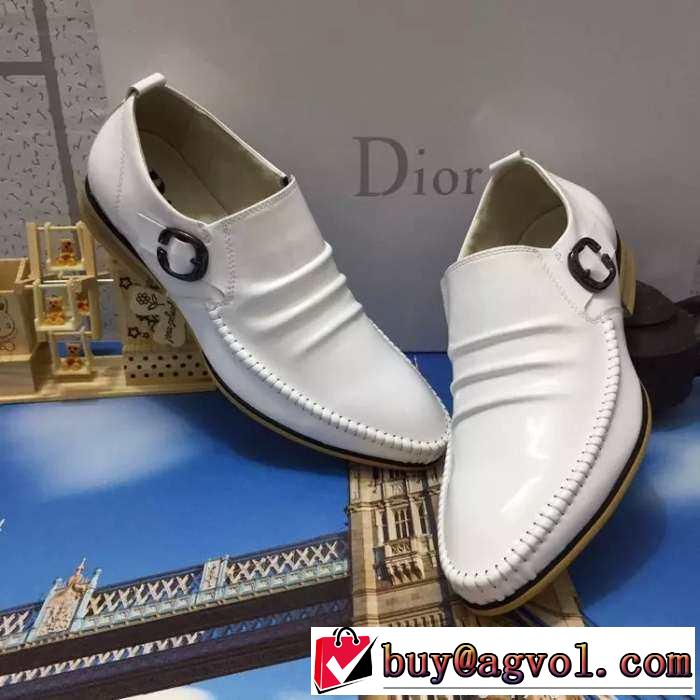 ぴかぴか輝くデザイン 2015 DIOR ディオール ビジネスシューズ 2色可選