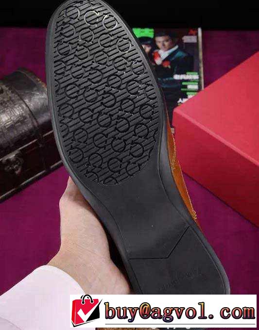 重宝するアイテム 2015 FERRAGAMO サルヴァトーレフェラガモ ビジネスシューズ 2色可選