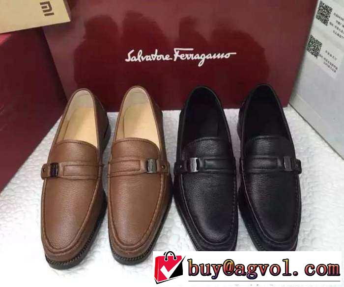 今季大ヒット！ 2015 FERRAGAMO サルヴァトーレフェラガモ レザーシューズ靴 2色可選
