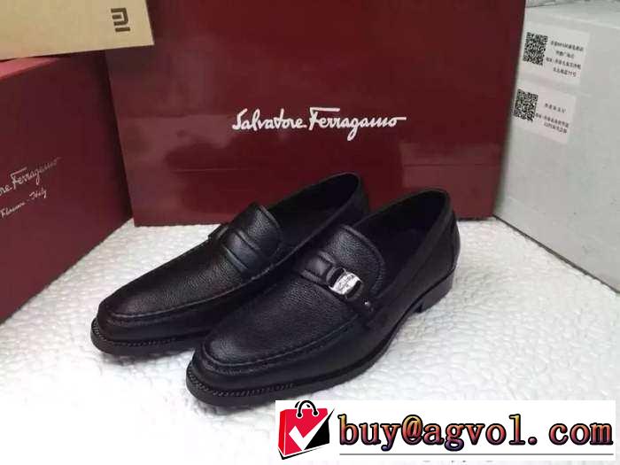 今季大ヒット！ 2015 FERRAGAMO サルヴァトーレフェラガモ レザーシューズ靴 2色可選