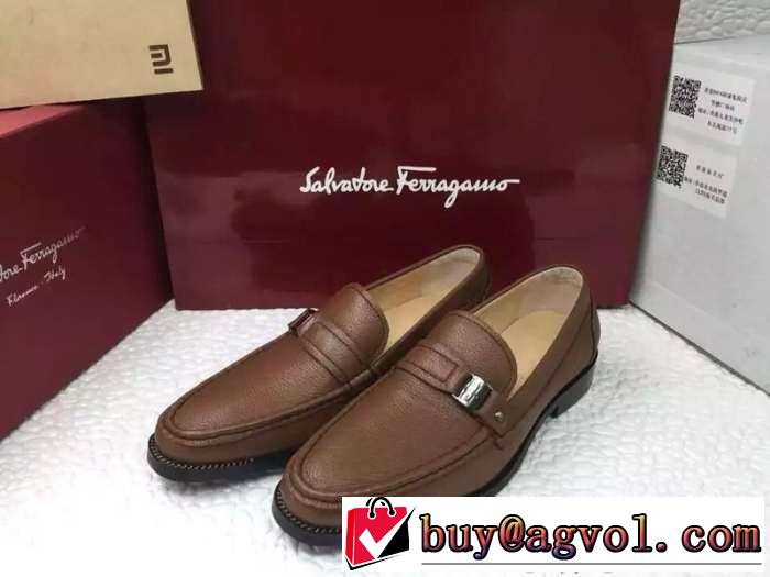 今季大ヒット！ 2015 FERRAGAMO サルヴァトーレフェラガモ レザーシューズ靴 2色可選