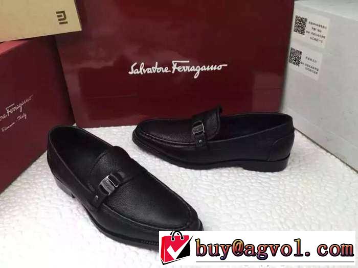 今季大ヒット！ 2015 FERRAGAMO サルヴァトーレフェラガモ レザーシューズ靴 2色可選