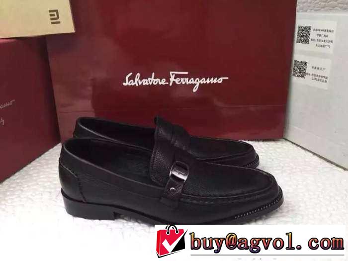今季大ヒット！ 2015 FERRAGAMO サルヴァトーレフェラガモ レザーシューズ靴 2色可選
