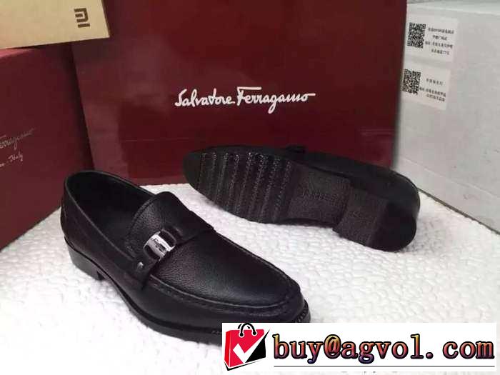 今季大ヒット！ 2015 FERRAGAMO サルヴァトーレフェラガモ レザーシューズ靴 2色可選