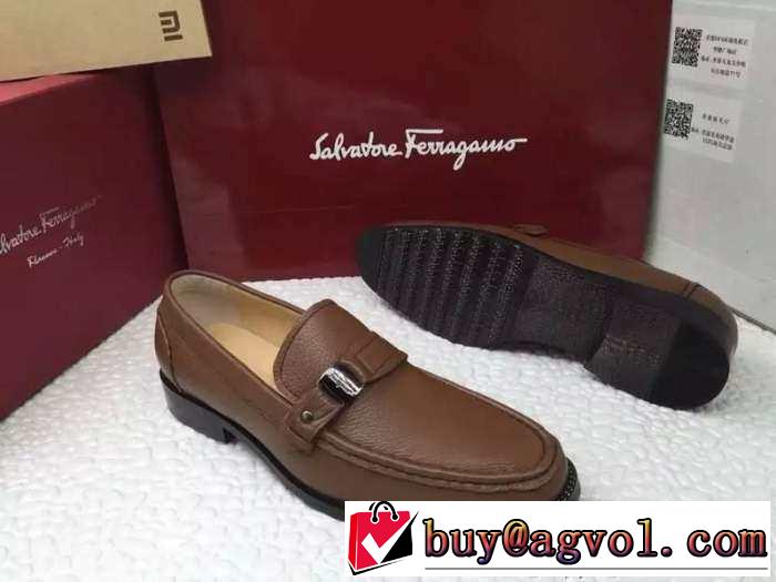 今季大ヒット！ 2015 FERRAGAMO サルヴァトーレフェラガモ レザーシューズ靴 2色可選