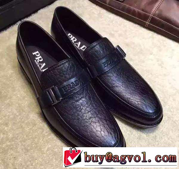 耐久性に溢れる　2015 PRADA プラダ レザーシューズ靴 2色可選 抗菌?防臭加工