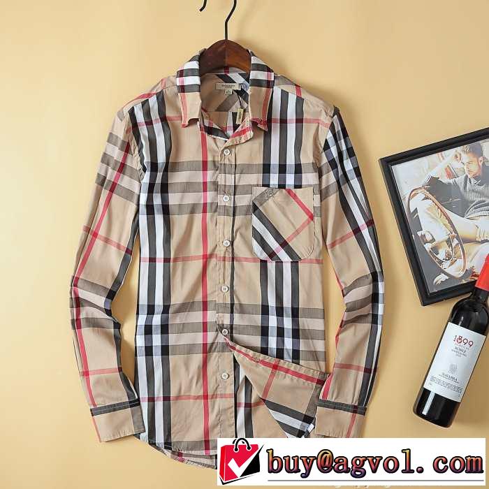 値下げる！2015秋冬 BURBERRY バーバリー 人気販売　長袖シャツ 2色可選